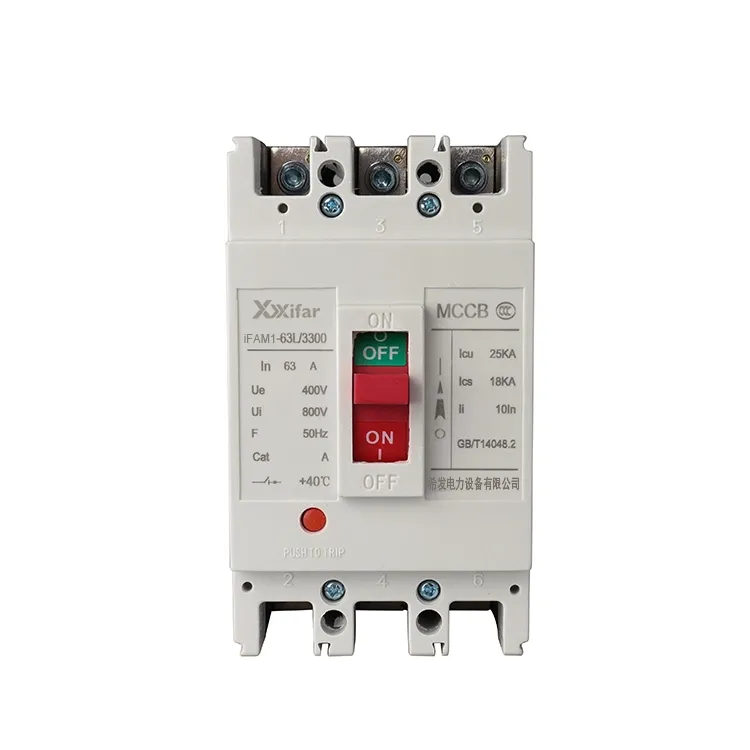 सहायक संपर्कों के साथ 63ए 4पी टीपीएन एमसीसीबी